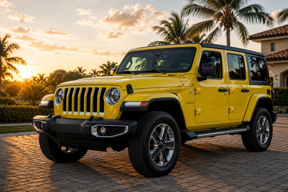 Jeep rental and accommodations in Davenport Florida